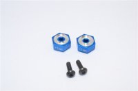 Aluminium Hex Adapter +1mm blau