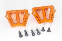 Aluminium Motork&uuml;hlk&ouml;rperbefestigung orange