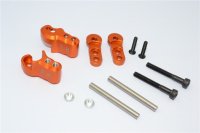 Aluminium D&auml;mpferbefestigung hinten orange