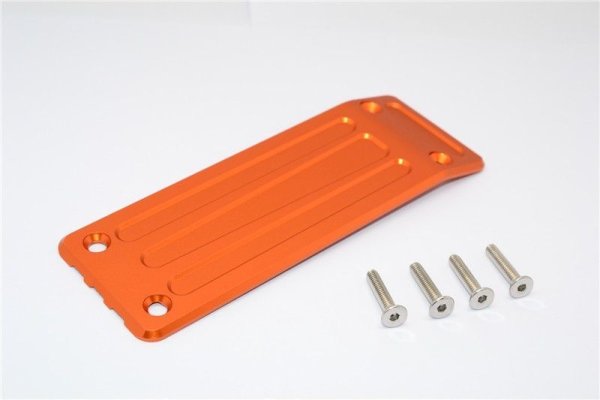 Aluminium Unterschutzplatte hinten orange