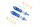 GPMTXMS125F/RBS Aluminium Öldruckstoßdämpfer v/h 125mm blau