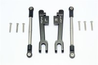 Aluminium Stabilisator Set hinten schwarz