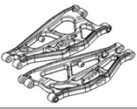 Quertr&auml;ger hinten unten (2)  809-005
