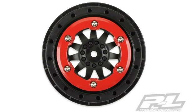 SLVR Pro-Line F-11 2.2/3.0 Bead-Loc rot/schwarz Felge