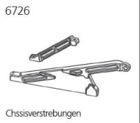 Chassisverstrebungen T 1:8 Top Line