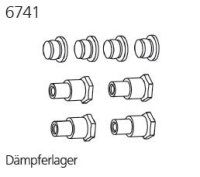 D&auml;mpferlager 1:8 Top Line Truggy, Truck